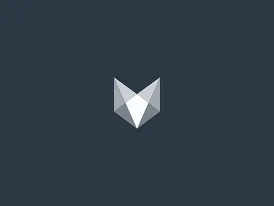 Updated Vouchful Logomark abstract brand branding branding design fox identity identity design logo logomark vouchful