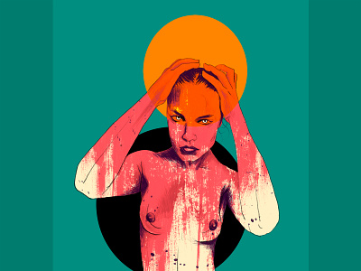 Superior design digital drawing dribbble fasion illustration models