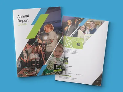 London Irish Centre - Annual Report 17/18 annual report art blue book brand charity clean design event graphic graphic design graphicdesign green irish layout london music print report white