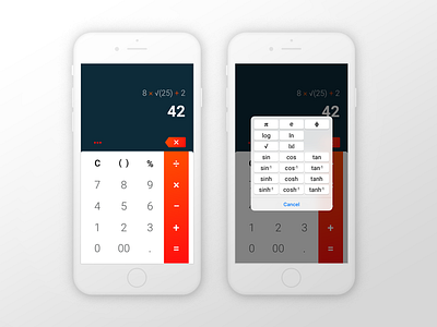 Daily UI #004_Calculator app app ui calculate calculator dailyui design sketch ui ux