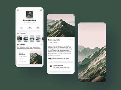 Tourist app animation aplication app design ios mobile tourist travel travelling ui ux web