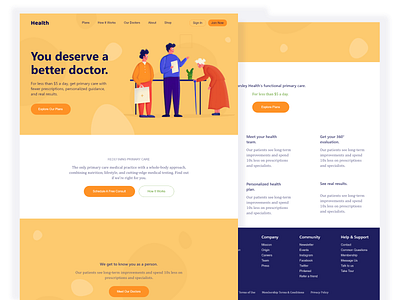 Landing page art illustraion illustration art landing ui uiux web
