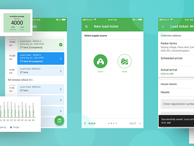Supply Chain Management app chain data data visualization data viz database dataviz mobile mobile ui simple sketch space supplier supplies supply supply chain symbol ticket ui uiux