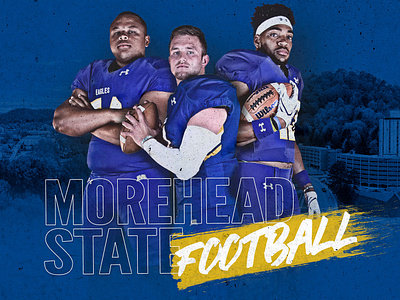 MSU concept exploration athletics college design eagles football kentucky morehead state poster social sports