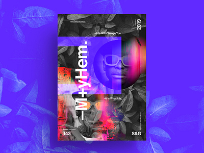 –M+yHem. adobe art collage collageart color gradient illustration love photoshop poster posterdesign retro scifi surreal swiss texture type typography vector
