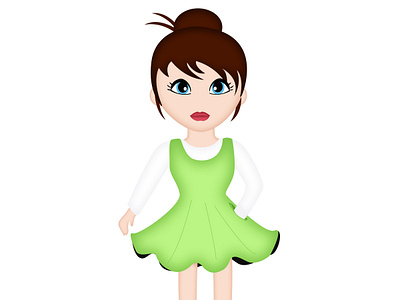 2d Girl character character art charecter design code coding design developer dribbble dribbble ball dribbble invite dribbble invite giveaway free freetime fun girl illustration illustrator invite vector wall
