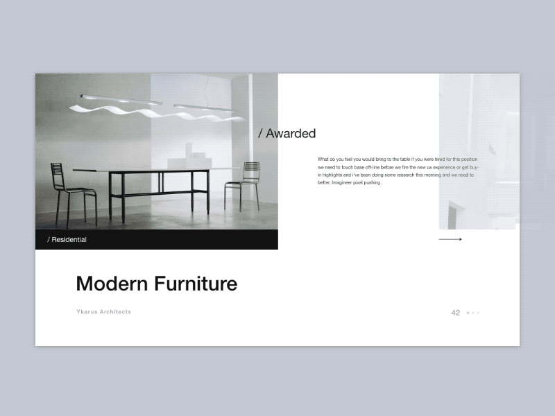 Ykarus Template brand branding creative deck design font identity interaction interactive keynote layout logo marketing minimal minimalistic presentation slide template typography ui