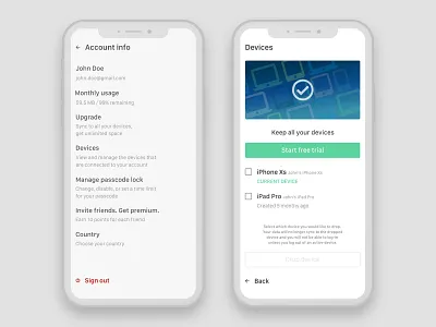 Daily UI #007 - Settings adobexd app dailyui design flat minimal type typography ui ux