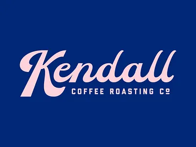 Kendall Coffee Roasting Co. branding coffee logo typography