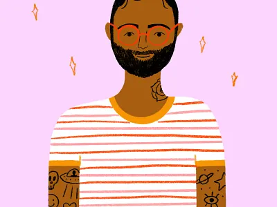 Tattoo Babe 2 bold design digital illustration fun illustration inclusive modern procreate tattoo