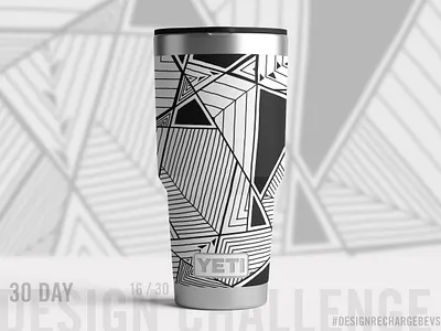 Proposed custom YETI design 16/30 abstract art architectural architectural design digital drawing digital illustration geometric geometric art geometric design geometric illustration geometrical hand drawn illustration ipad pro op art packaging mockup pattern pattern design procreate art spec work surface design