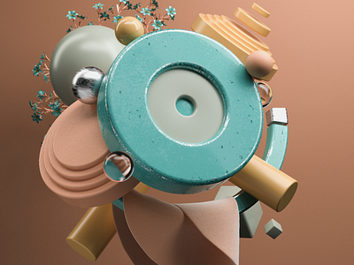 Exploration 2 3d background branding c4d design identity illustration photoshop render render 3d website