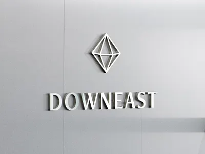 Downeast Signage branding financial interior interior design logo signage