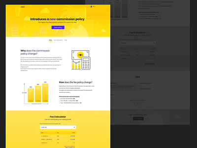 landing page calculator daily 100 challenge dailyui003 landingpage