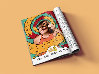 Mellow Mushroom Print Ad advertising illustration illustrator print print ad