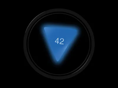 The Magic Answer 42 magic 8 ball photoshop pop culture retro toy typography