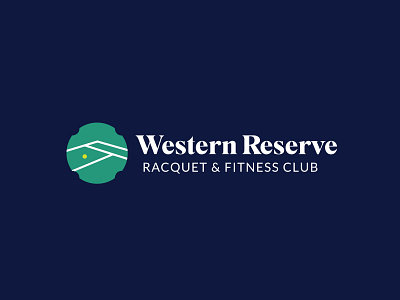 Western Reserve Racquet & Fitness Club Logo Concept 2 branding club community community logo design fitness club fitness facility fitness logo logo minimal minimalist logo sports branding sports logo tennis tennis ball vector