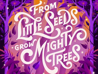 World Environment Day 2019 custom art design digital lettering environment illustration lettering plants print procreate trees typography