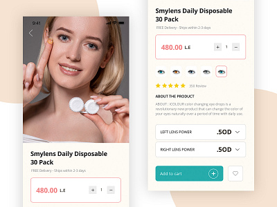 Lensaty product details designs details ecommerce item photoshop product sall uiux ux