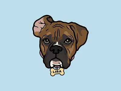 Pup Illustration arizona dog graphic design graphic designer illustration illustrator pet thicklines vector