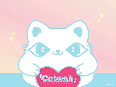 Catwaii - Old mascot character design cute cute animals illustration kawaii