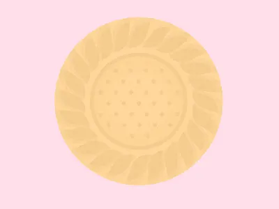 Daily Biscuit Challenge 27 biscuit design digital illustration inspiration rough shortbread texture vector