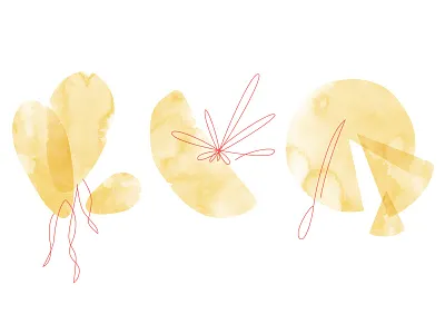 Exploration: Watercolor Illustrations graphic design handmade illustration linework vector watercolor