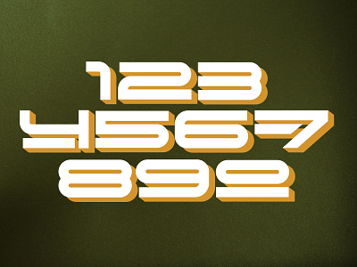 Futuristic Type Exploration font futire futuristic identity lettering math numbers retro type typedesign typeface typography