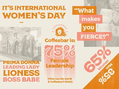 What Makes You Fierce? bay coffee reno statistics tahoe typogaphy women empowerment womens day