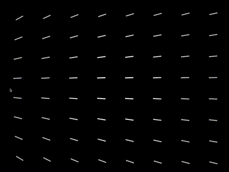 Experiment #... animation bw interaction minimal