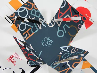 Experimental Mailer 3d app black brand branding card clean design flat graphic icon identity illustration illustrator logo packaging type typography ui vector