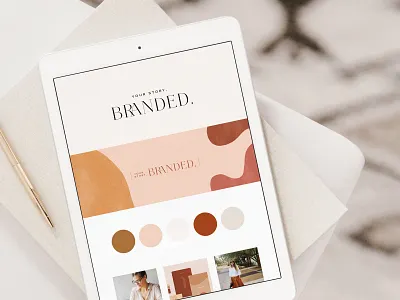 Brand outtake autumn branding colourful design identity logo luxury mockup natural pattern serif typography vector