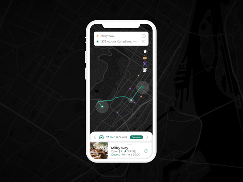 Drivo app / ui & motion design animation app application art car character character design design flat graphics design illustration map maps motion motion animation motion design motion graphics motion graphics design uber ui