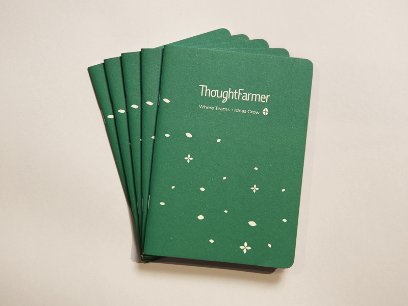 Example of ThoughtSummit Branded Notebooks
