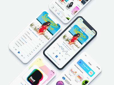 Music App clean design design interface ios app mobile app design mobile ui music app sketch uidesign uxui
