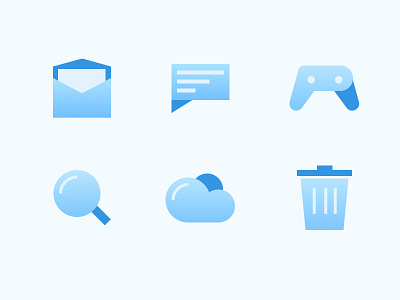 Icon set app branding design flat icon illustration logo minimal ui user interface ux vector web website