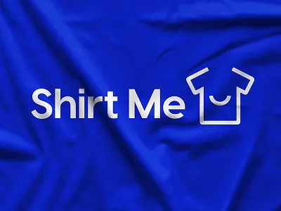 Shirt Me Logo branding clean fun identity logo smile tshirt typography vibrant