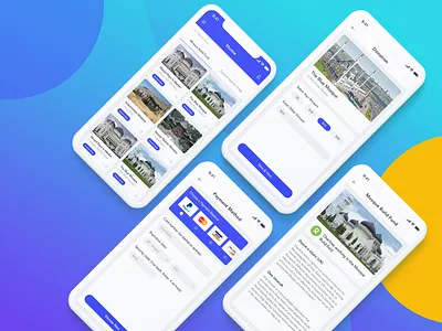 Mosque Donation App app app screen charity charity app clean design donation donation app mosque mosque donation ui userinterface ux