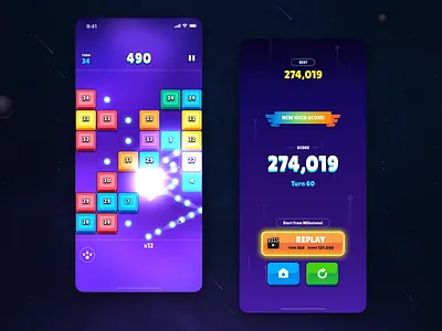 Cartoonbricks Play ball brick cartoon design game game design mini game mobile