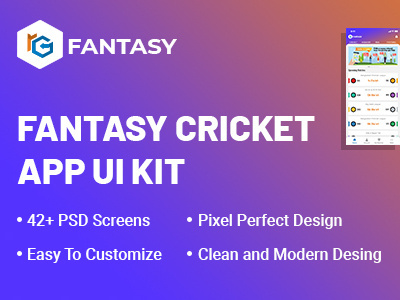RGFantasy - Fantasy Sports App UI android app screens app psd template creative app psd cricket app ui cricket ui fantasy app ui fantasy app ui kit fantasy cricket app design fantasy cricket app ui fantasy game fantasy sports app psd fantasy sports app ui fantasy sports ui football ui kabaddi ui modern app ui nba ui soccer ui sports app psd