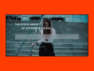 XPLACE — The Stock Market of Authentic Things clean concept ecommerce fluent hero interaction kit landing layout market minimal product product design shop stock store ui ui kit ux web