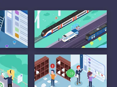 Blink - Adverts - Series 2 adobe illustrator ads adverts brand branding clean colour creative design graphic illustration ui vector vibrant