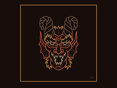 Devil art black blackboozeillustrations dark design devil evil icon illustration logo tattoo tattooart vector