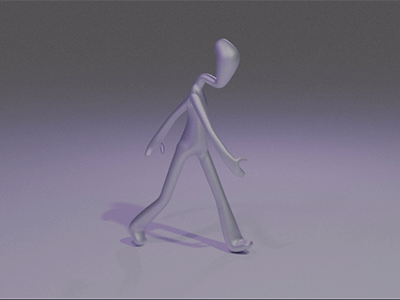 Walk Cycle 3d animation blender walk