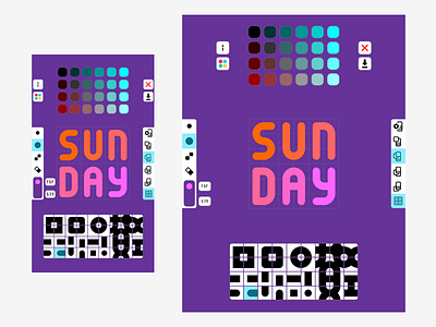 Quick Icon 2.0 app art color design icon interface ios mobile pixel studio ui ux