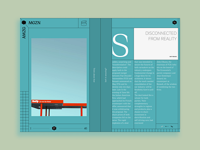 Amzg◆Mgzn Concept brutalism brutalist daily ui dailyui design layout minimalism minimalist photo ui web webdesign website
