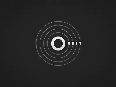 Orbit challenge cosmos logo logotype mark minimal o orbit rings sattelite