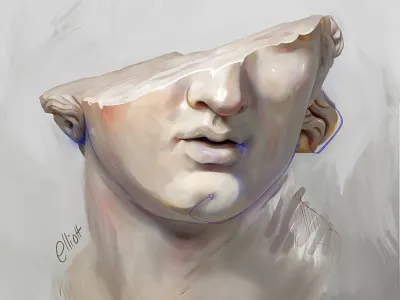 Procreate Study art design digital digital art digital painting drawing illustration ipadpro painting portrait procreate sketch speed painting