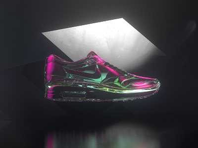 Air Max 3d c4d crislabno illustration redshift render