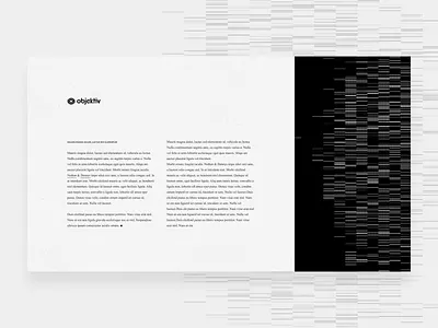 objektiv Text Template concept data datavisualization dataviz design desktop site ui